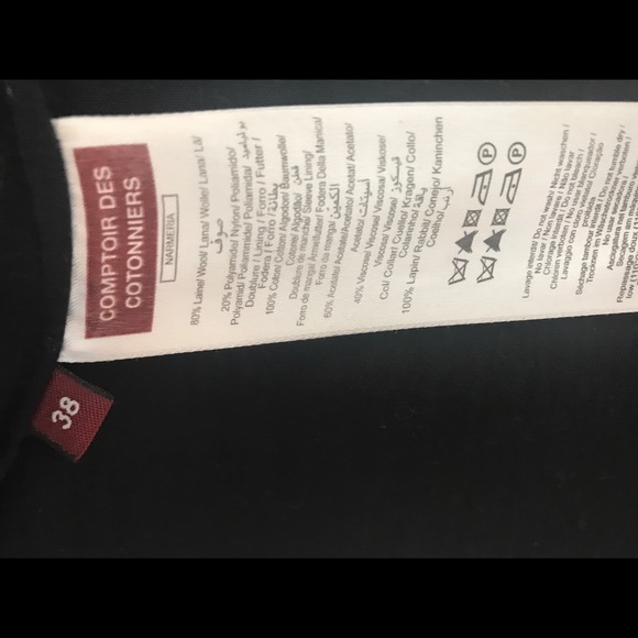 Wool Jacket with removable fur collar S - Picture 4 of 4